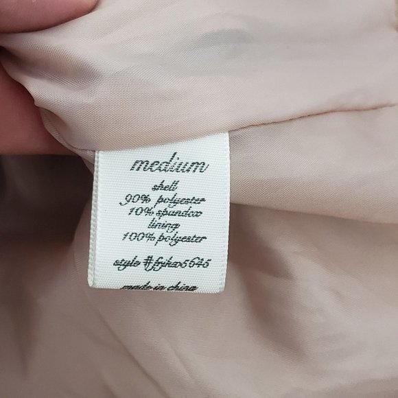 Miami Womens Size Medium‎ Tan Colored Super Soft Faux Suede Asymmetrical Jacket - Picture 6 of 7